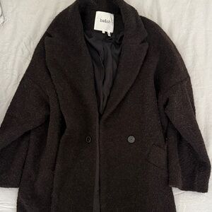 Ba&sh Women's Brown Wool Coat